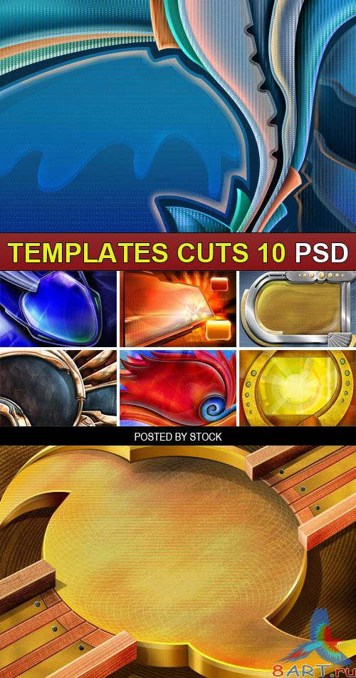 PSD Source - Templates cuts 10