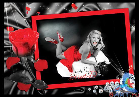 Frame - Black&amp;Red 