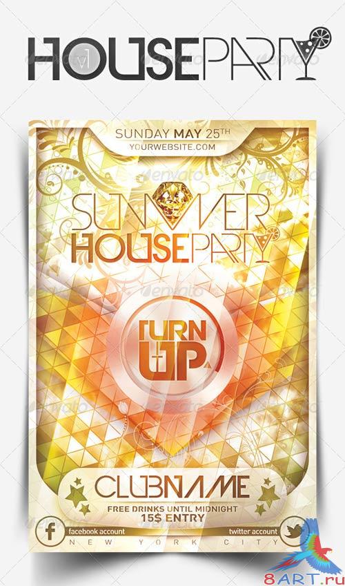 GraphicRiver Summer House Party Flyer