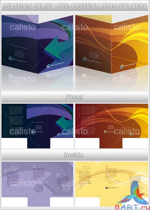 InDesign Templates Presentation Folders