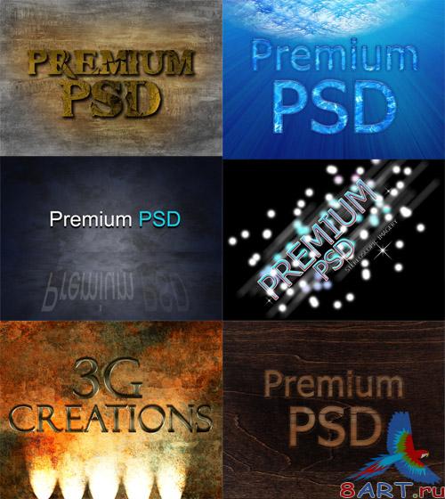 ��������� ������� � ������� PSD