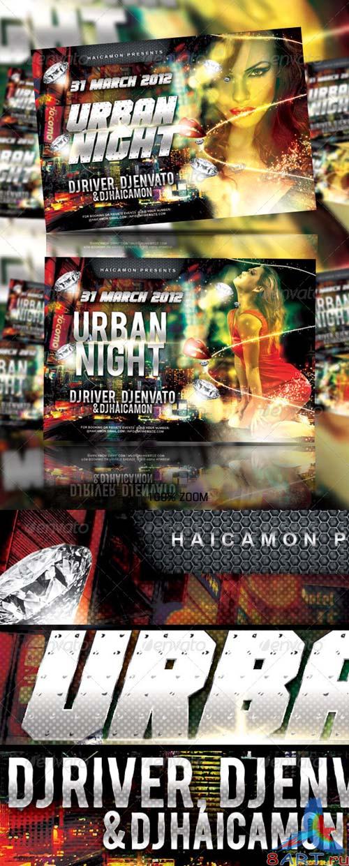 GraphicRiver Urban Soul Night Party