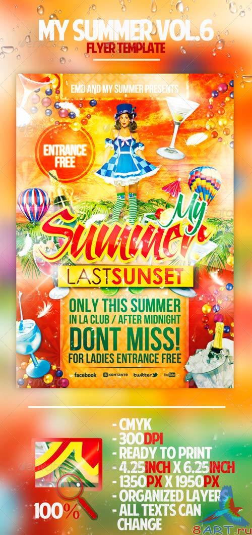 GraphicRiver My Summer Vol.6 Flyer Template