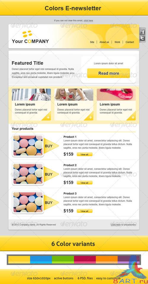 GraphicRiver Colors E-newsletter