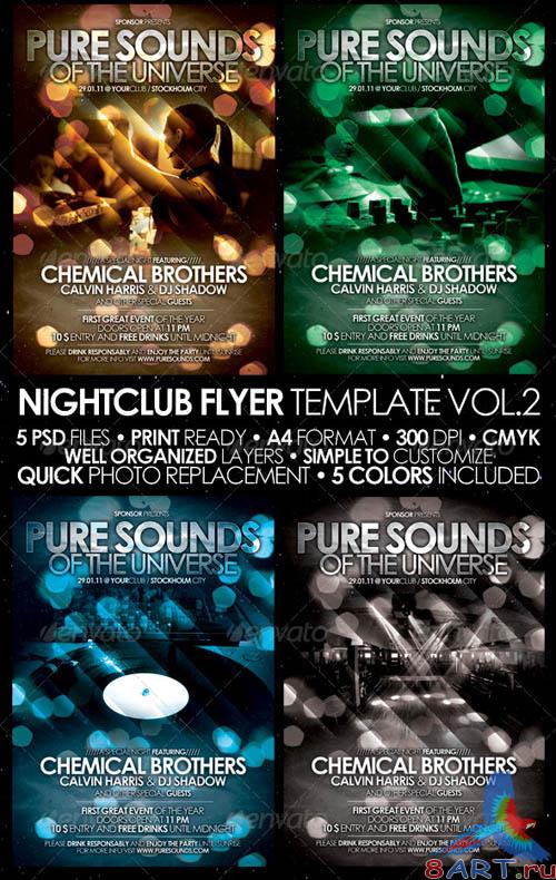 GraphicRiver Nightclub Flyer/Poster Template Vol. 2 GraphicRiver Nightclub Flyer/Poster Template Vol. 2