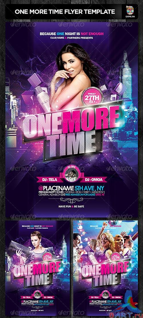 GraphicRiver One More Time Flyer Template