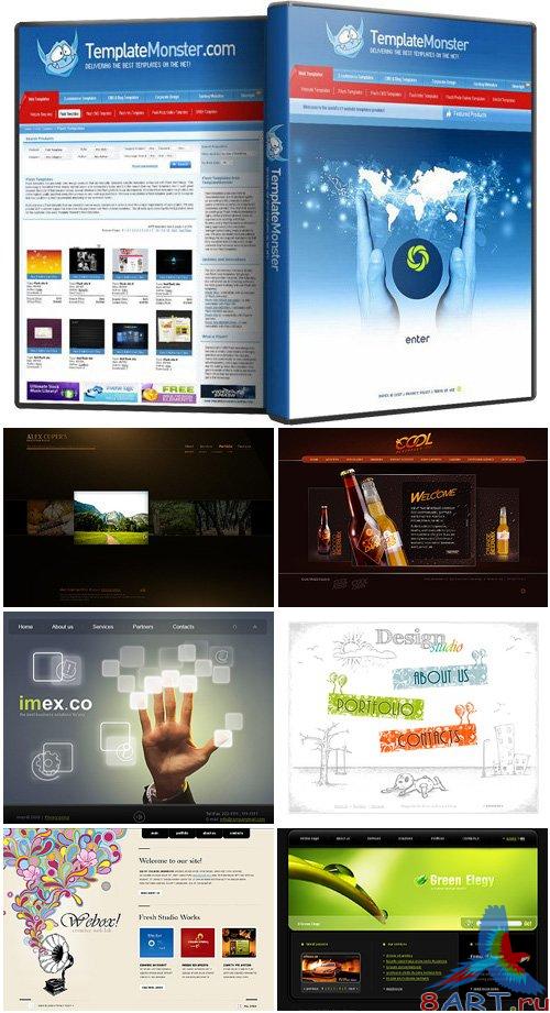 HTML Web Monster Template. Series 2700