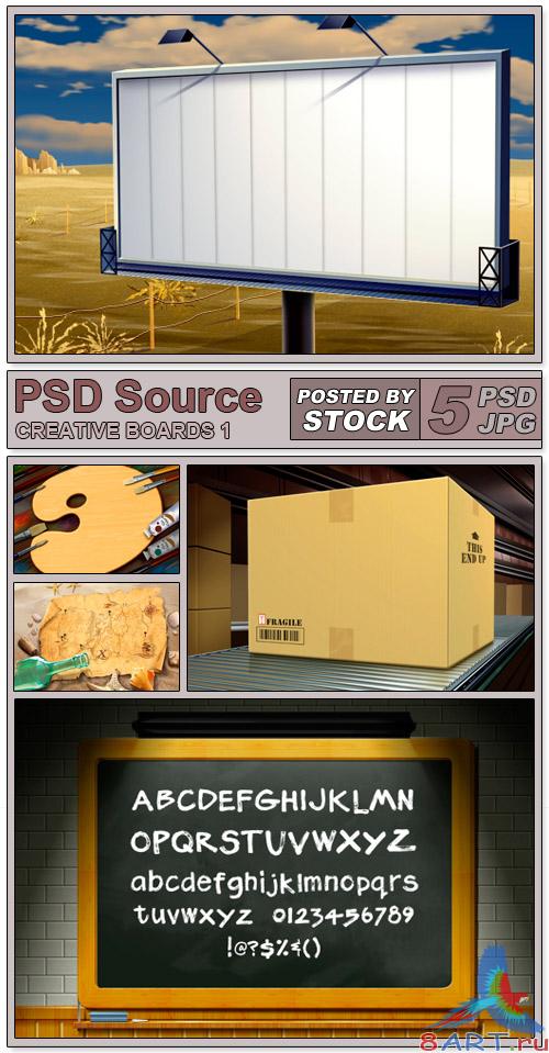 PSD Source - Creative boards 1