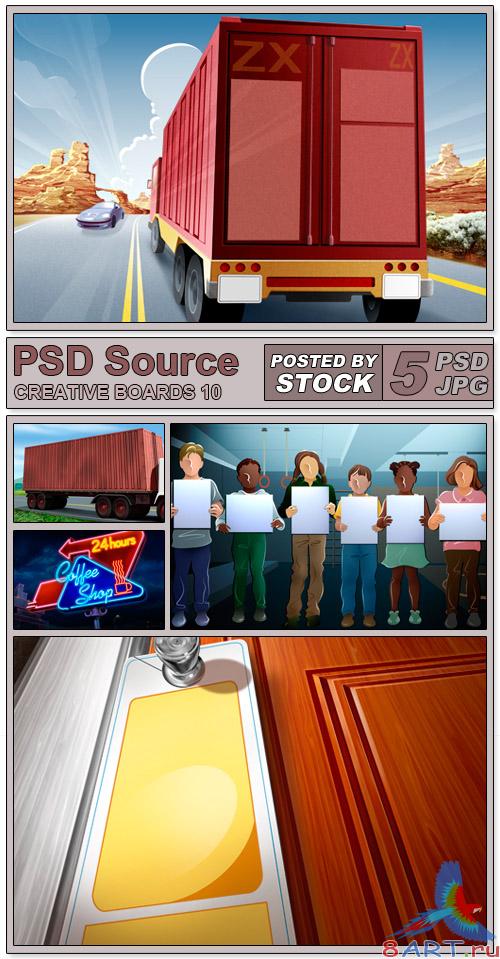 PSD Source - Creative boards 10