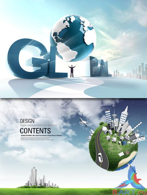 PSD Sources - Global Advertizing #1