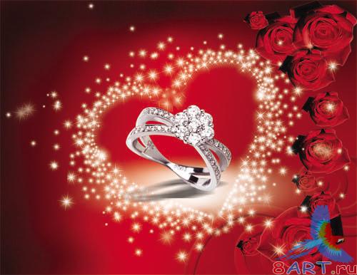 PSD - Red Wedding Template