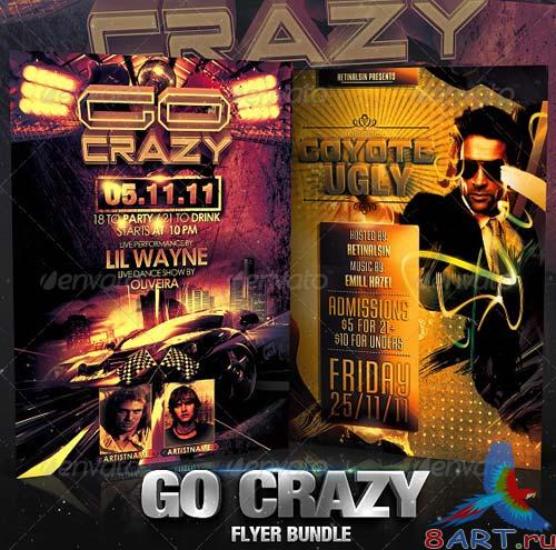 GraphicRiver Go Crazy Flyer Bundle