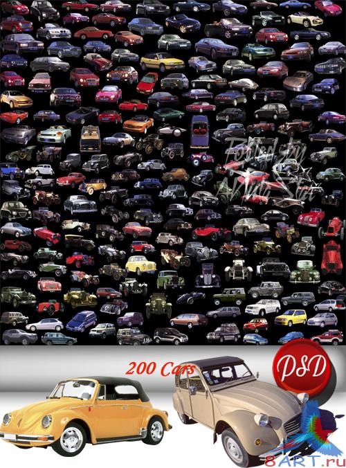 PSD - 200 Cars 200  
