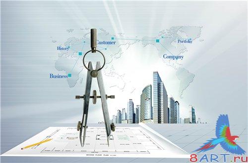 PSD - Modern architecture