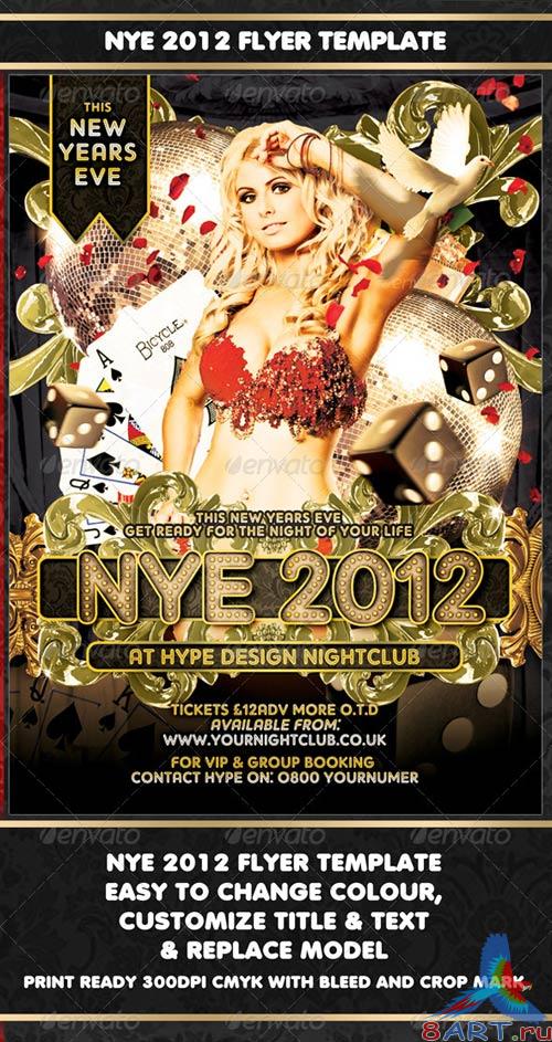 GraphicRiver NYE 2012 Flyer Template
