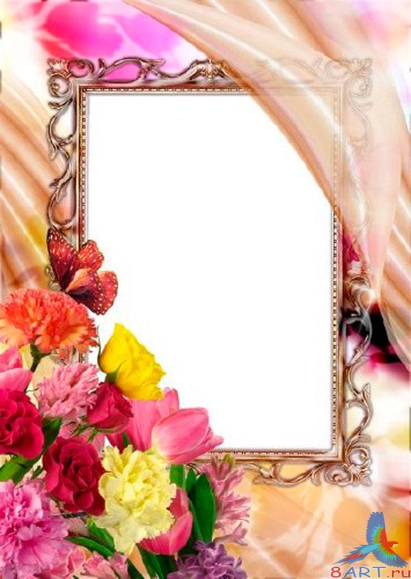Рамка Цветочная романтика / The frame of the Flowers of romance Рамка Цветочная романтика / The frame of the Flowers of romance