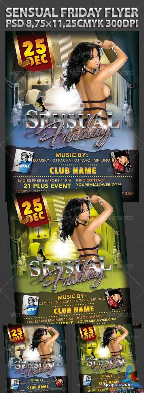 Graphicriver Sensual Friday Flyer
