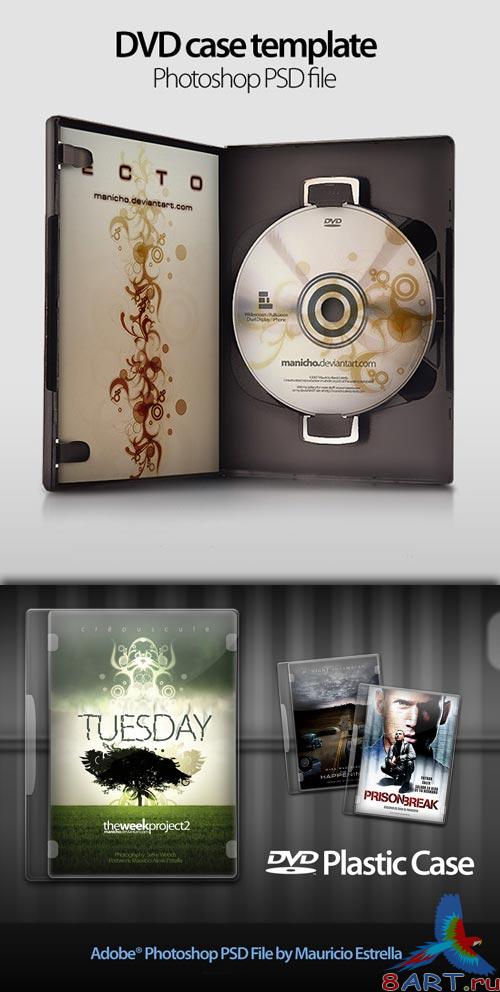 DVD Plastic Case - PSD files DVD Plastic Case - PSD files