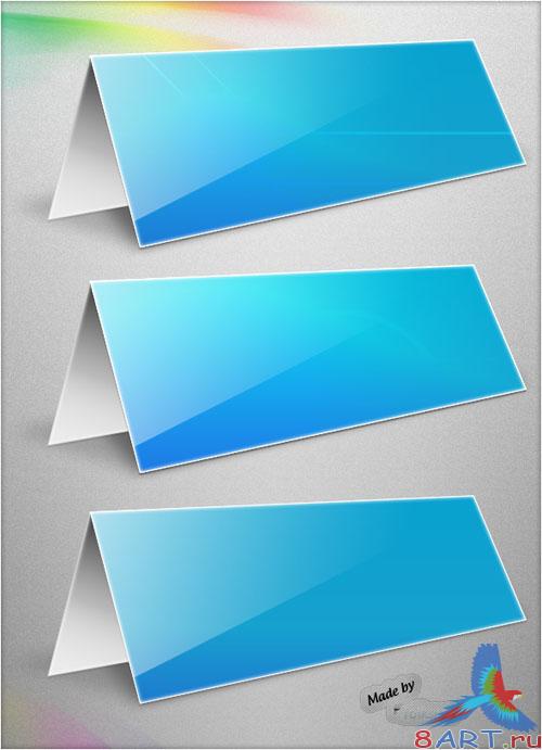 PSD Template - Ribbon Pyramid