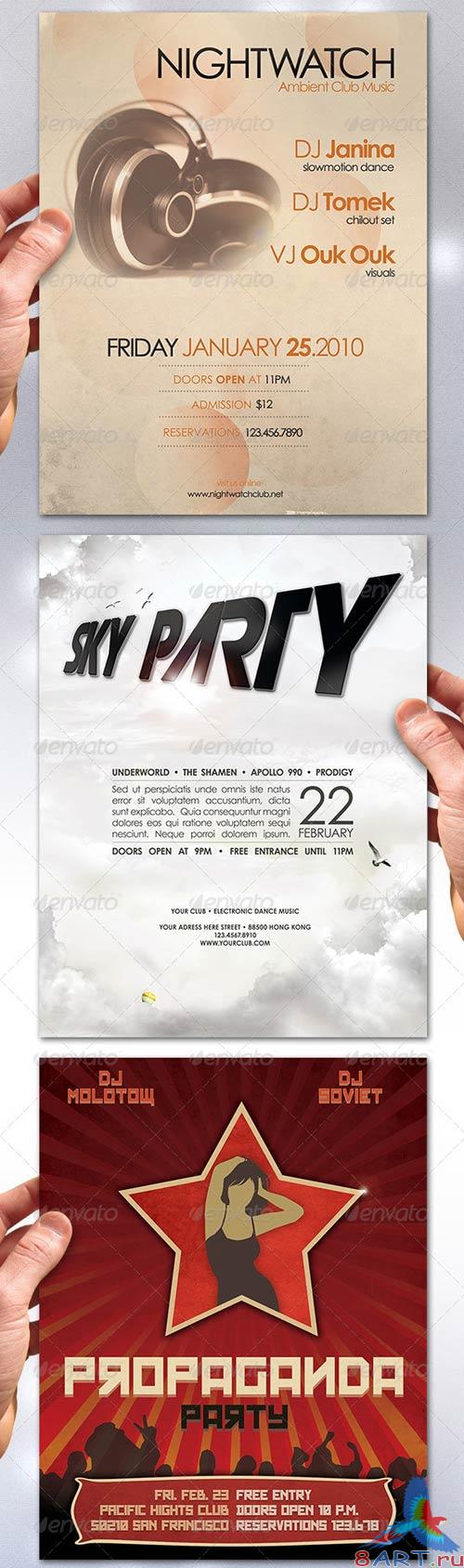 GraphicRiver Music Flyer Bundle No.6