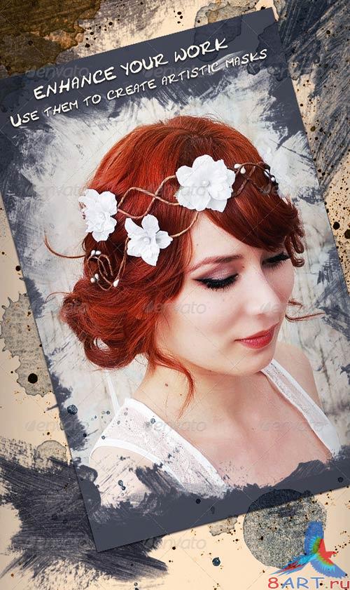 GraphicRiver 95 Hi-Res Custom Brushes - Strokes & Splatters GraphicRiver 95 Hi-Res Custom Brushes - Strokes & Splatters