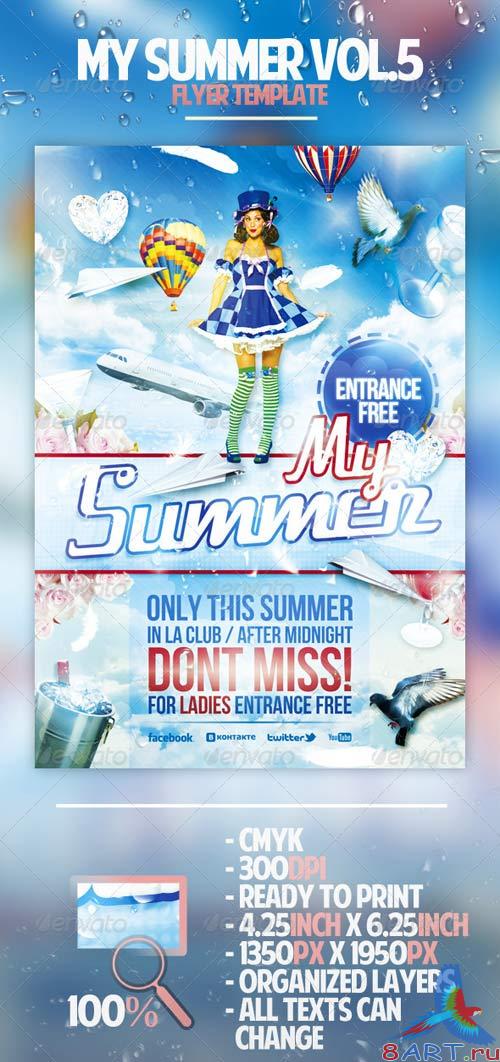 GraphicRiver My Summer Vol.5 Flyer Template