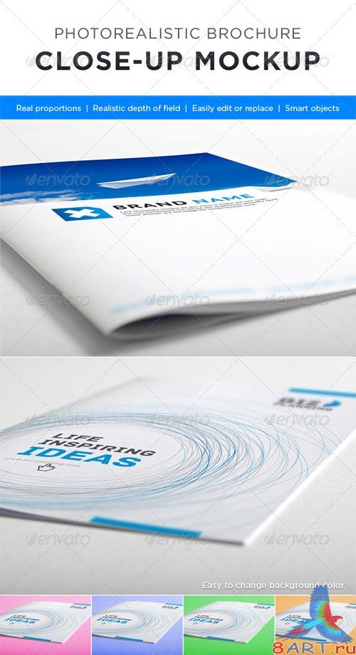 GraphicRiver Photorealistic Brochure Close-up Mock-up