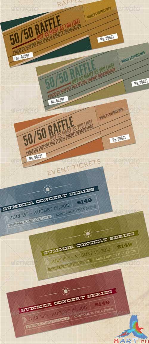GraphicRiver Ticket Promo Pack