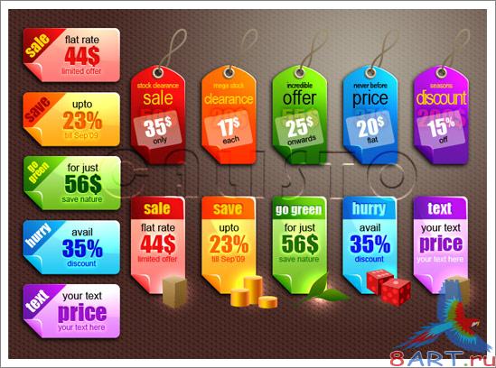 Online Shop Tags and-Badges