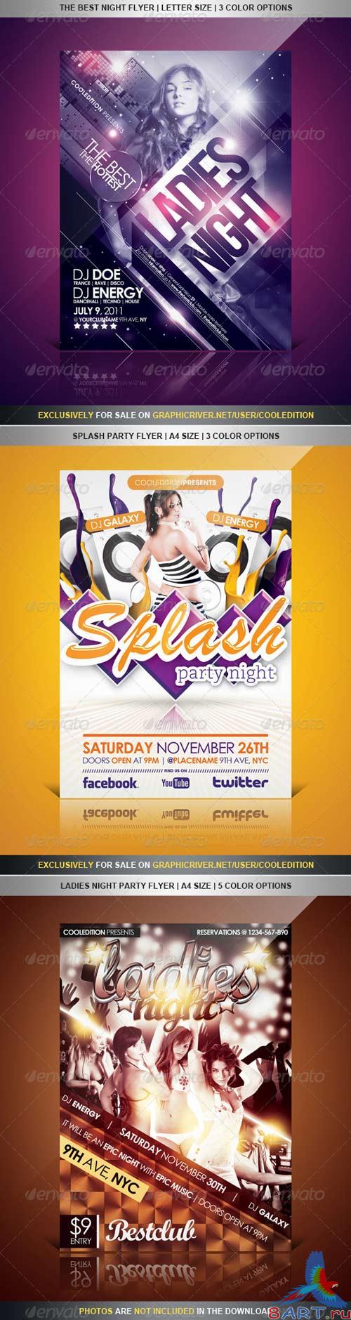 GraphicRiver Cool Premium Party Flyers Bundle VOL2