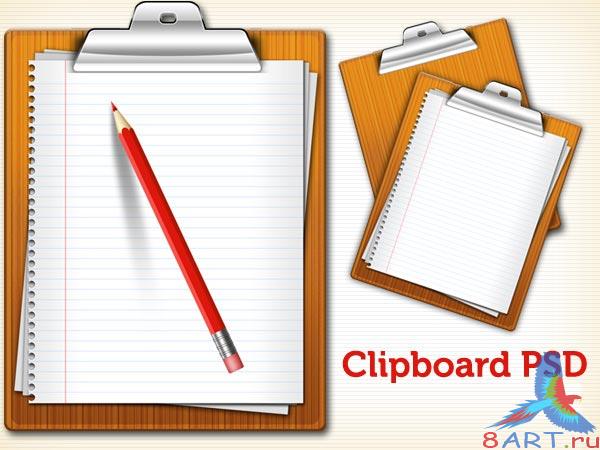 Clipboard PSD