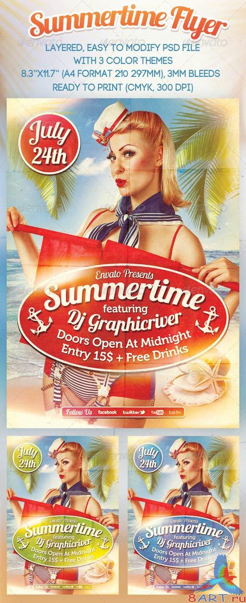 GraphicRiver Summertime Flyer