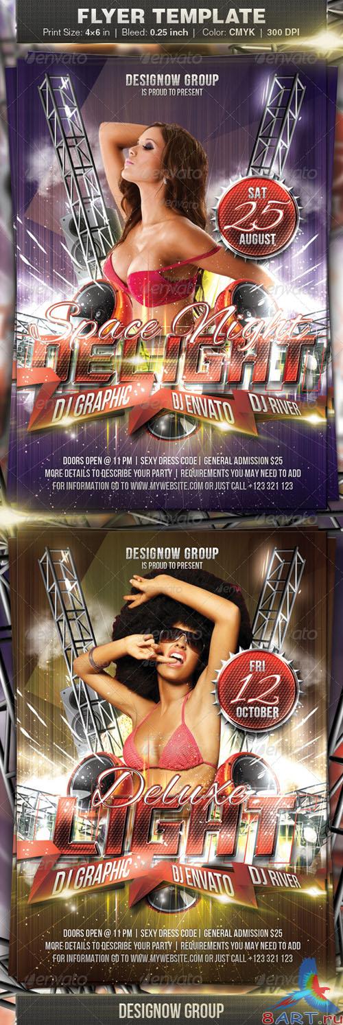 GraphicRiver - Space Night Delight Flyer 2702261