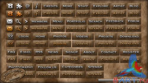 Buttons coffee - Pawluk