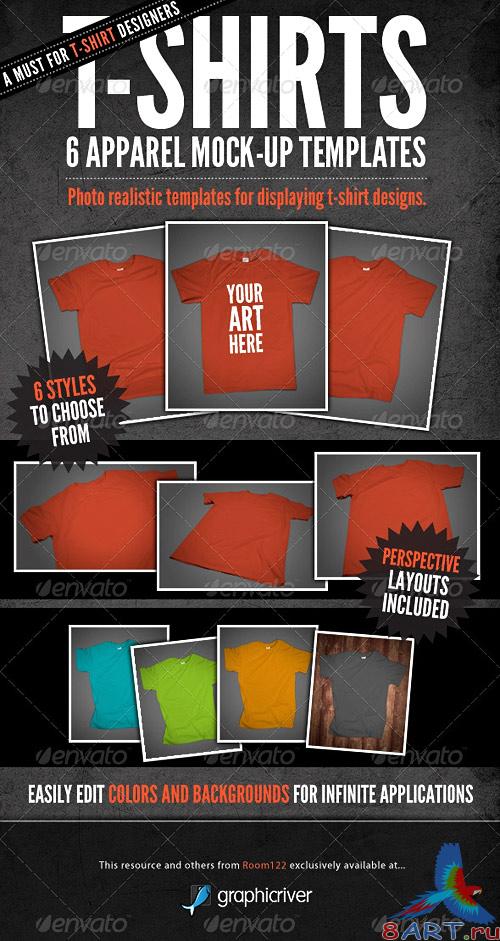 T-Shirt Mock-Ups - Apparel Design (GraphicRiver)