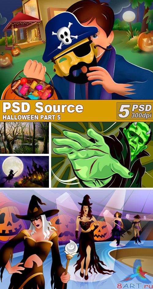 PSD Illustrations - Halloween 4