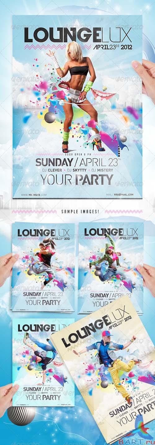 GraphicRiver Lounge Party Flyer Template