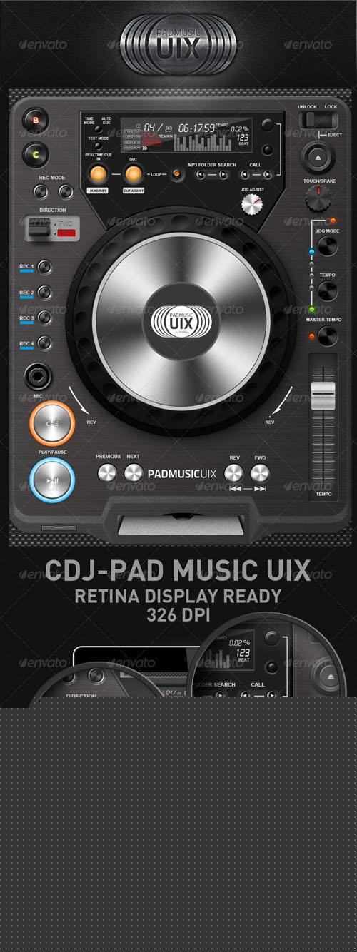 GraphicRiver CDJ-Padmusicuix