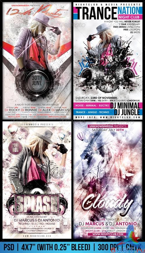 GraphicRiver White Flyer Bundle
