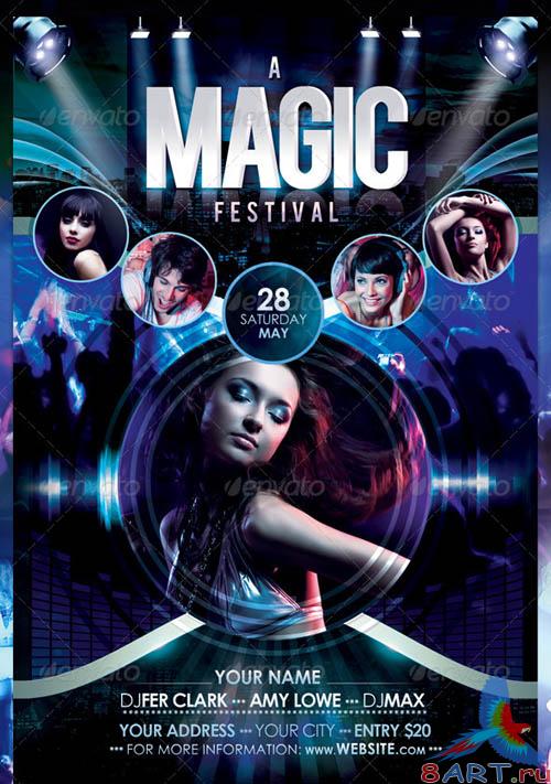 GraphicRiver A Magic Festival Flyer Template