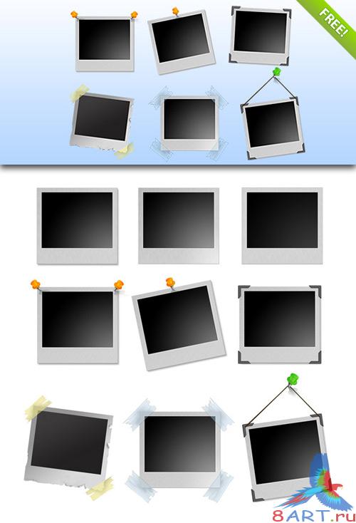 Polaroid Frames Ultimate PSD Pack
