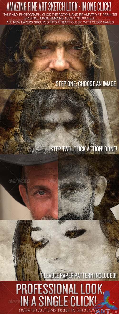 GraphicRiver Fine Art Sketch Action