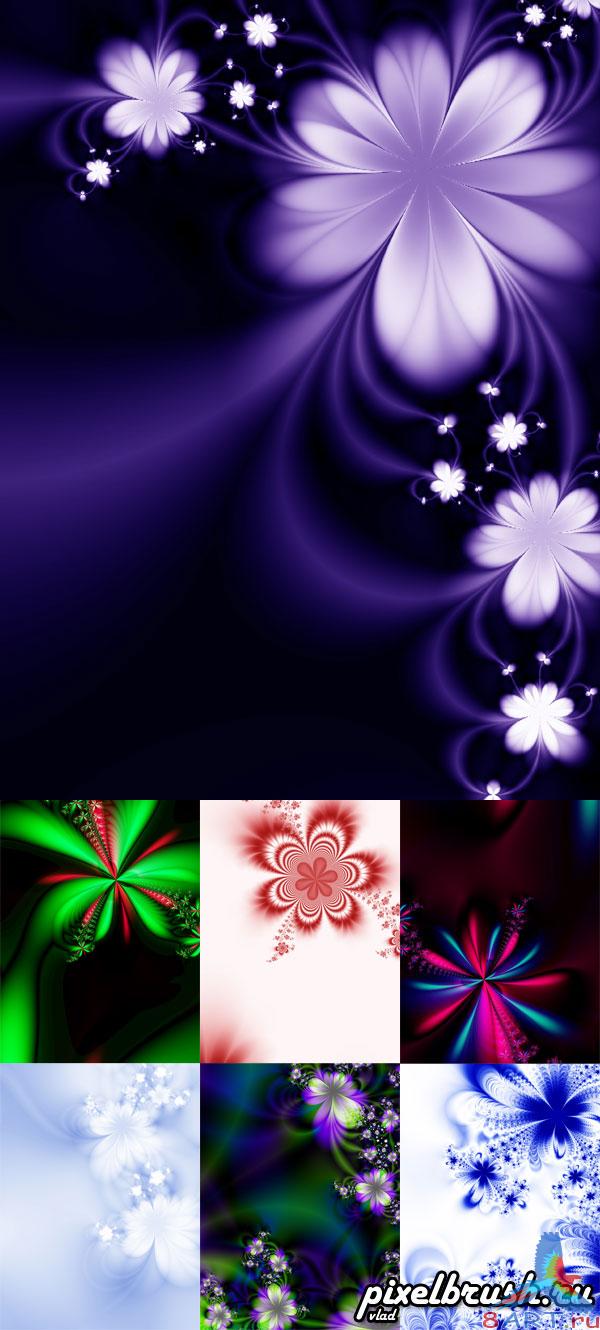 Beautiful Fractal Flowers -  
