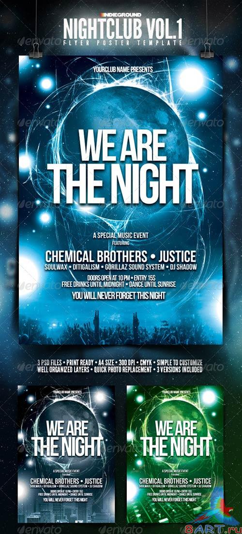 GraphicRiver Nightclub Flyer/Poster Template GraphicRiver Nightclub Flyer/Poster Template