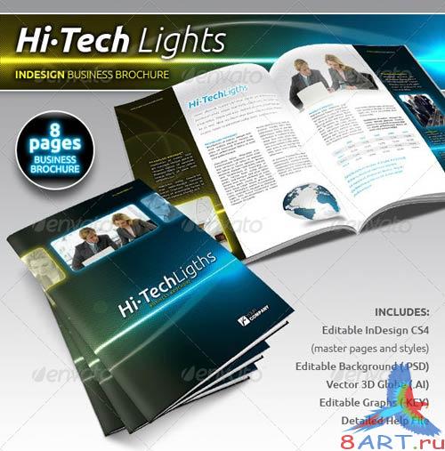 GraphicRiver Hi-Tech Lights Business Brochure GraphicRiver Hi-Tech Lights Business Brochure
