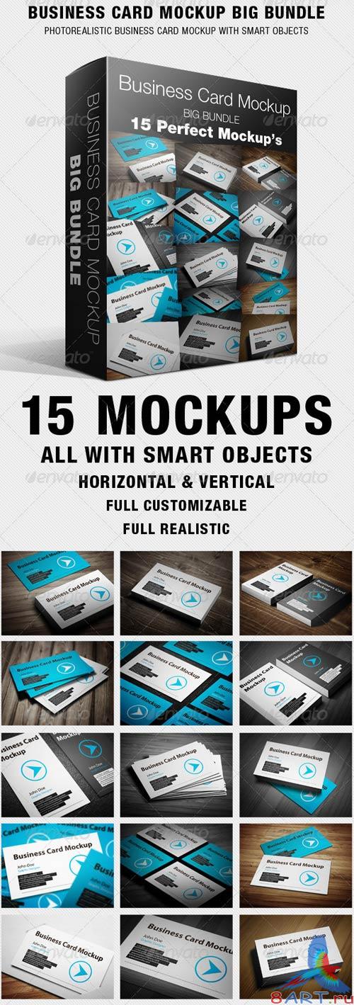 GraphicRiver Business Card Mockup Big Bundle