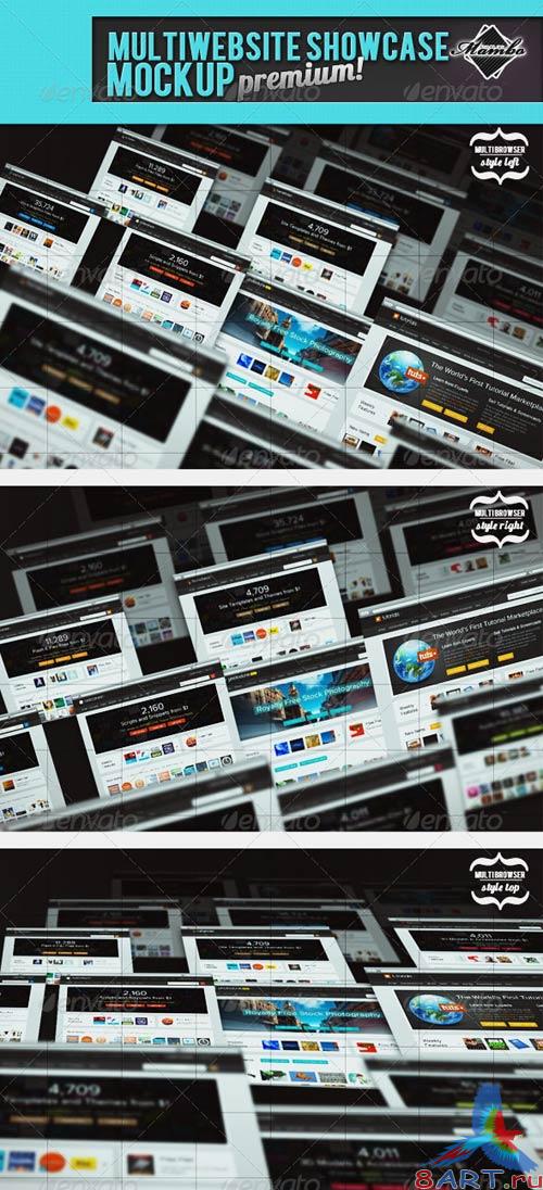 GraphicRiver MultiWebsite Showcase MockUp