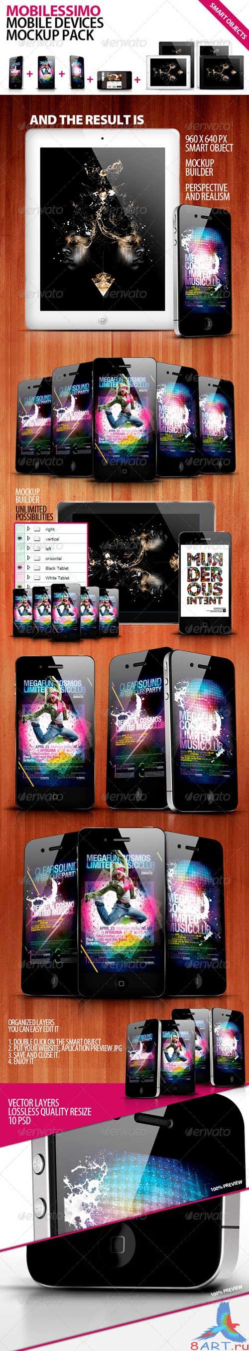GraphicRiver Mobilisimo Mobile Phone & Mobile Pad Mock-ups - REUPLOAD