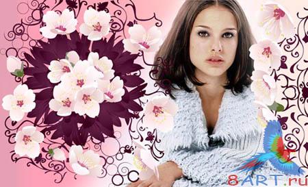 Photoframe-Blooming Spring - �������� �����(����� � ��������� ���� )