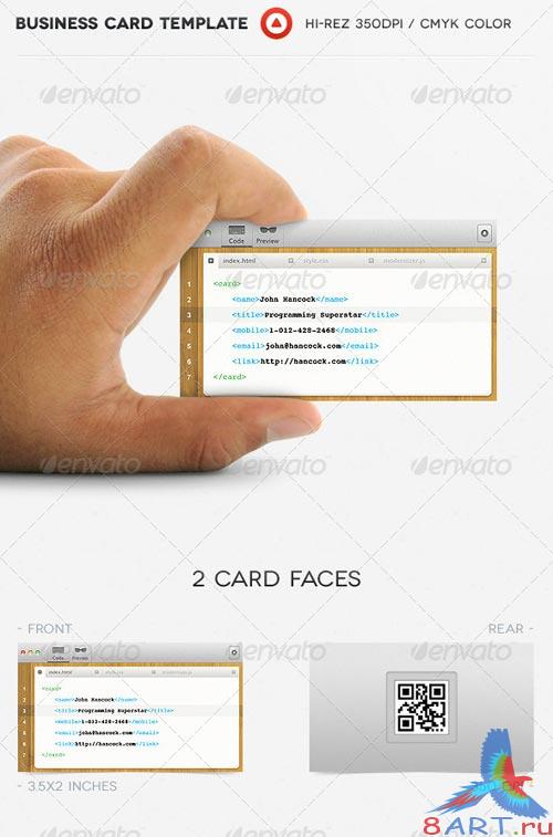 GraphicRiver Programmer Business Card